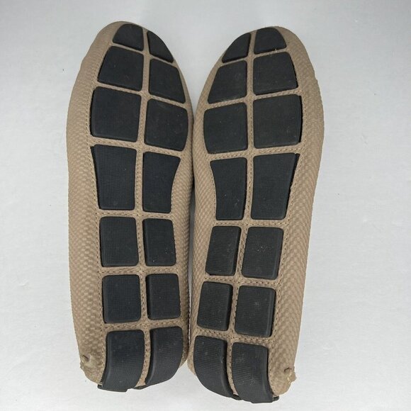 Mercanti Fiorentini Driving Moccasins Shoes Men\'s Newbuck Tan Brazil Size 12